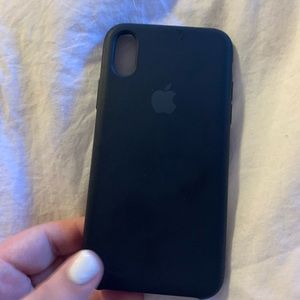 Apple silicone iPhone X and xs case